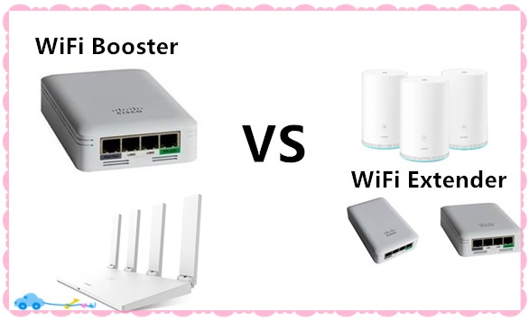 What is the difference between WIFI booster and WiFi extender?