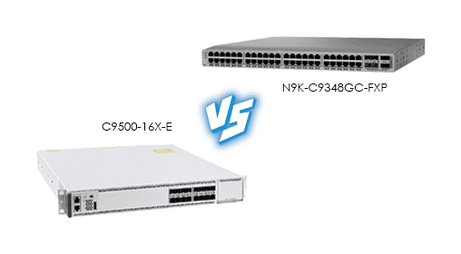 Cisco's Core Showdown:C9500-16X-E vs N9K-C9348GC-FXP Data Center Muscle Meets Campus Brains