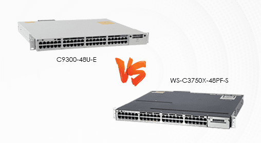 Cisco C9300-48U-E vs. WS-C3750X-48PF-S : A Tale of Two Networking Eras