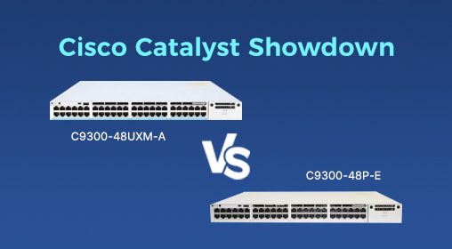 Cisco Catalyst Showdown: Unpacking the Real Differences Between C9300-48UXM-A and C9300-48P-E