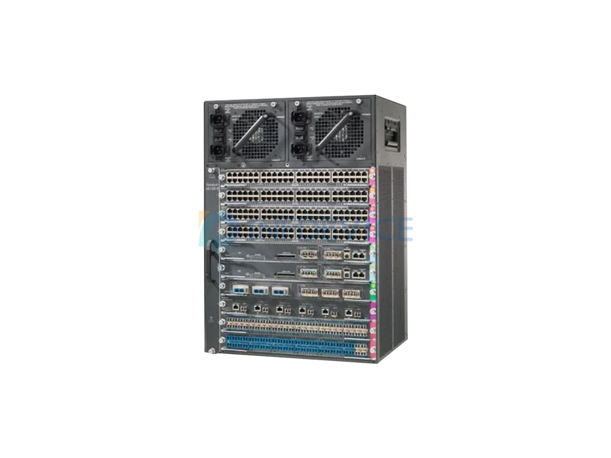 WS-C4510R-E, Cisco Catalyst 4500 Switch, 10-slot chassis/fan included/no PSU