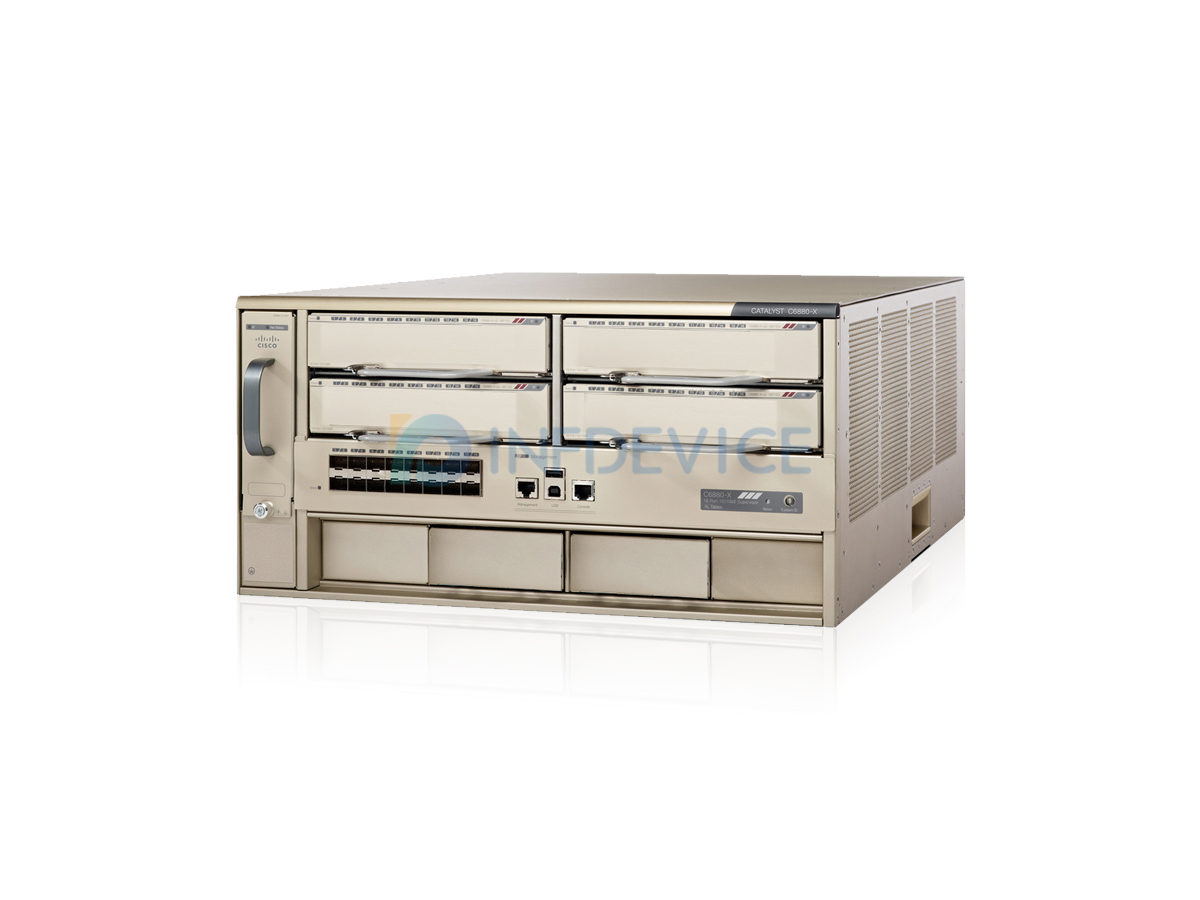 C6880-X-LE-16P10G, Cisco 6800 Series Switch, 16xSFP+ 1G/10G/Hot-swappable